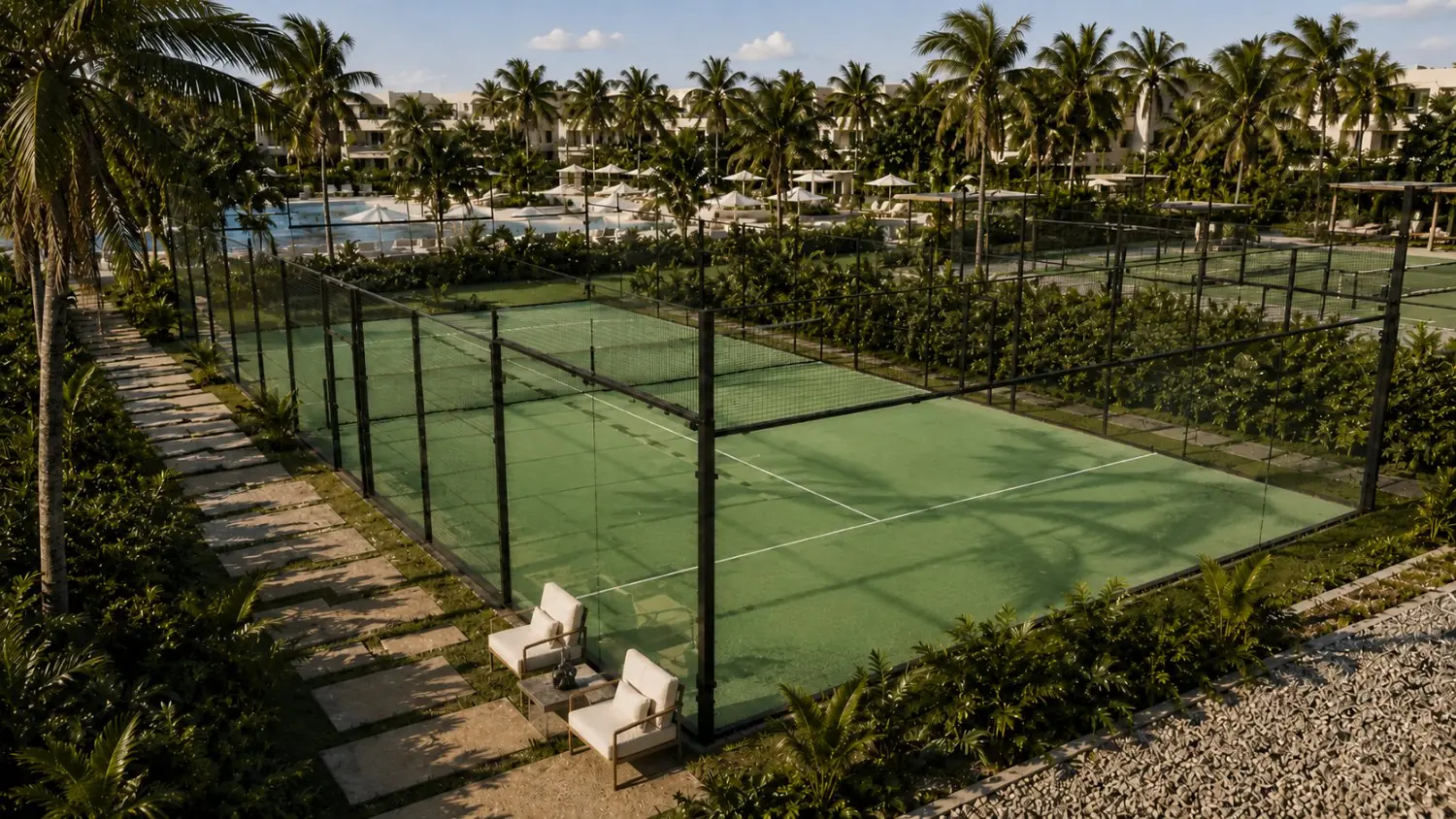 Canchas de pádel y pickleball en Costa Faro